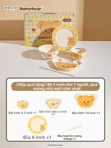 MODERN SWEETHOME | Bộ Dụng Cụ Ăn Trang Trí Dễ Thương - Quà Tặng Sinh Nhật