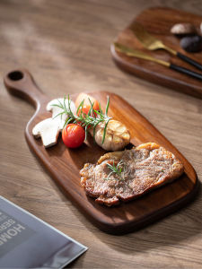 North America Black Walnut Wooden Cutting Board Whole Solid Wood Steak Board Japanese Household Cutting Board Small Chopping Board Fruit Bread Tray
