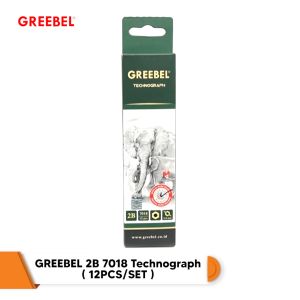 GREEBEL Pensil Pencil Tulis 2B (7018) / Pensil Tulis kayu / Grafit Graphite / Pensil Ujian Sekolah / Alat Tulis