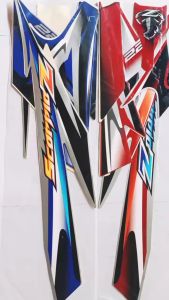 STIKER STRIPING LIS BODY SCORPIO Z 2008