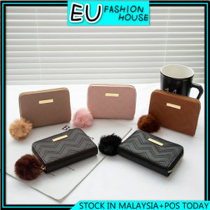 ( READY STOCK ) WALLET SHORT ZIP PURSES  EU FASHION HOUSE 1061