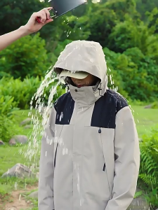 Jeep Spirit Casual Jacket For Men Women Outdoor Camping  Hiking Windbreaker Waterproof Hooded Coat