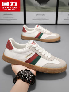 Warrior Canvas Mens Shoes Flat Bottom Work Shoes Casual Low Cut Breathable Upgraded Vulcanization Rubber Summer 2024