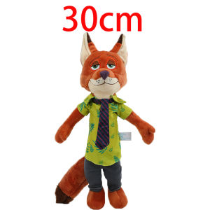 30Cm40Cm Kawaii Disney Zootopia Nick Wilde Judy Hopps Plush Doll Toy Anime New Sofa Room Decoration Childrens Birthday Gift