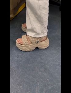 Lady light weight Eva 2 ways to wear comfy insole sandal