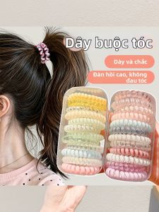 NING ZHOU | Invisible Stretchy High Ponytail Phone Line Hair Ties