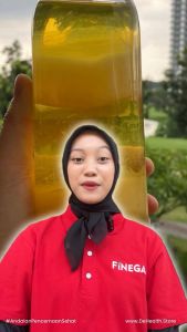 Dehealth Supplies Finega Cuka Apel 1L Kemasan Plastik