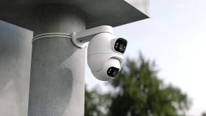 XIAOMI IMILAB EC6 Dual Pro 3K ฟรีคลาวด์บันทึก กล้องวงจรปิด wifi 2เลนส์ ดูพร้อมกันได้ คมชัด 3K+3K ระบบ ai สั่งด้วยเสียง Google Assistant & Alexa กล้องวงจรปิดไร้สาย กลางคืนภาพสี ตรวจจับติดตามเคลื่อนไหว กันน้ำ กันฝุ่น IP66 แอป XiaomiHome ประกันศูนย์ 2ปี