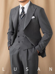 Fashion Party Tailored Notch Lapel Three Piece Suit