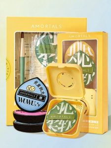AMORTALS | Dual Use Powder Puff Foundation Application Cotton Candy