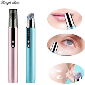 Hengfa Lina Electric Eye Massager Anti Age Eye Wrinkle Massager Dark Circle Removal Portable Eyes Care Thermotherapy Massage