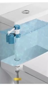 Full Set Water-saving Toilet Water Tank Valve Toilet Water Tank Flush Inlet Valve Water Flushing Unit with Full/Half-row Drain Button