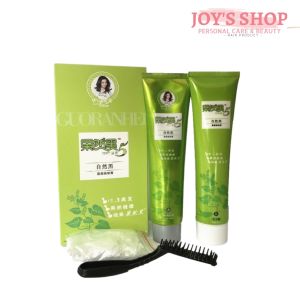 GUORANHEI BLACK HAIR CREAM(200ml*2)果然黑中药黑发染色膏