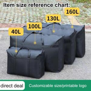 Insulated And Refrigerated Bag 40/100/130/160L Large Capacity Portable Lunch Bag Zipper Picnic Camping Tin Foil Food Bags