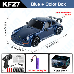 KF27 1:20 RC Drift Car With LED Light 4WD Radio Remote Control Vehical Professional 4x4 Racing High Speed Toy for Kids Best Gift