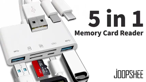 5-in-1 Memory Card Reader USB OTG Adapter & SD Card Reader