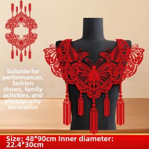 HUANGLISHI | Photography Decoration Hollow Chinese Paper Cutting Yun Jian Headpiece
