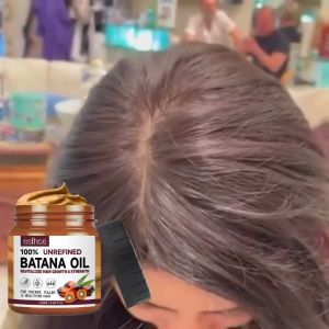 【Special Discount】Eelhoe 100% Unrefined Batana Oil Revitalized Hair Growth ＆ Strength Hair Mask Helps With Frizz Split Ends Texture & Shine 120ml
