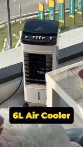 STRONG Cold Air Cooler 6L Stand Fan 3 Speed Kipas Penyejuk Udara [Free 2 Ice Pack]