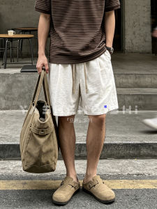 YASHENQISHI | Quick Dry Summer Lightweight Mens Linen Shorts Mid-length