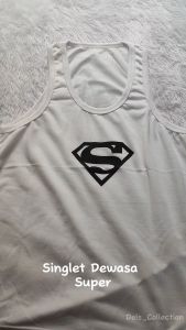Singlet Pria Dewasa & Dalaman Pria Gym: Belanja di Distro SUPER