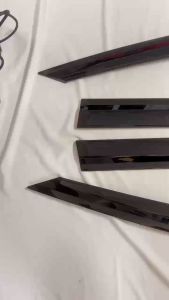 Vè che mưa xe Huyndai SANTAFE 2025+ Nhựa đen dày cao cấp Che nắng một phần ngăn mưa tràn vào xe