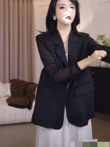 Womens Thin Sun Protection Shirt Small Suit Outerwear Summer New Ice Silk Chiffon Open Cardigan Long Sleeve Commute Style