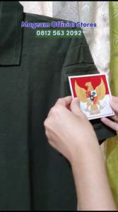 Kaos PAMINAL Kamuflase dan Warna S - 5XL Polo Tactical PDL Lengan Pendek Free Bonus 3 Emblem Patch Prepet Perekat Velkro Army