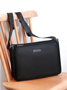FEGER | Mens Oxford Cloth Large Capacity Casual Commuter Work Bag Crossbody Backpack Briefcase Street Trend Fashion Single Shoulder Bag