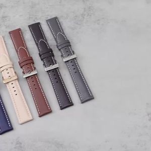 20mm 22mm Leather Strap for Samsung Galaxy Watch 3 41 45mm Active 2 Gear S3 Bracelet For Huawei Watch GT2 46mm Replacement Band