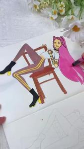 Bandai | Sách Tô Màu Theo Chủ Đề Anime Girls Lumi Mila Zoi Hunters - Hoạt Động Nghệ Thuật Giảm Căng Thẳng Dành Cho Trẻ Em Và Người Lớn Quà Tặng