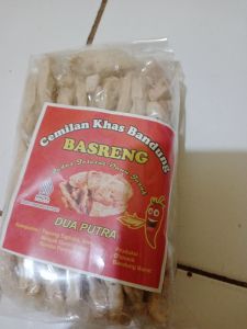 Camilan basreng asin