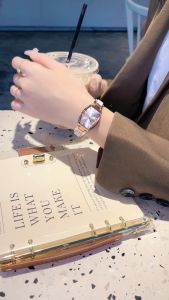 Sunlifex Jam Tangan Wanita 8016 Korea Kuarsa Tali keramik Anti Air Jam Tangan Cewek Original