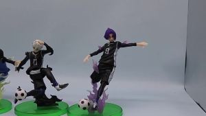 Bandai | Blue Lock Anime Bóng Đá Hình Isagi Yoichi Bachira Meguru Nagi Seishiro Mikage Reo PVC Mẫu 14-16Cm Để Bàn Trang Trí Cho Người Hâm Mộ