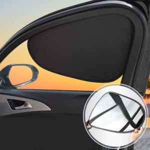 Car Sunshade Window Self-priming Sunscreen Heat Insulation Shield Inside Electrostatic Adsorption Side Curtain Privacy Car Mesh