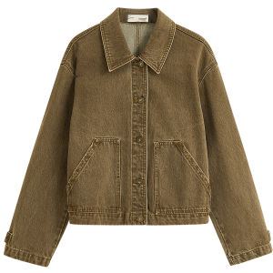 INMAN | Washed Distressed Denim Jacket Casual Loose Fit