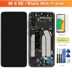 New AMOLED For Xiaomi Mi 9 SE LCD Display Touch Screen Digitizer Replacement For Xiaomi Mi 9SE M1903F2G Mi9 SE with Frame
