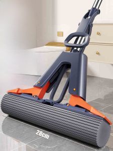 2024 New Arrival Sponge Mop For Home Collodion Cotton Fold Bean Bag Absorbent Hands-Free Wash Squeeze Mop Fabulous Mopping Gadget