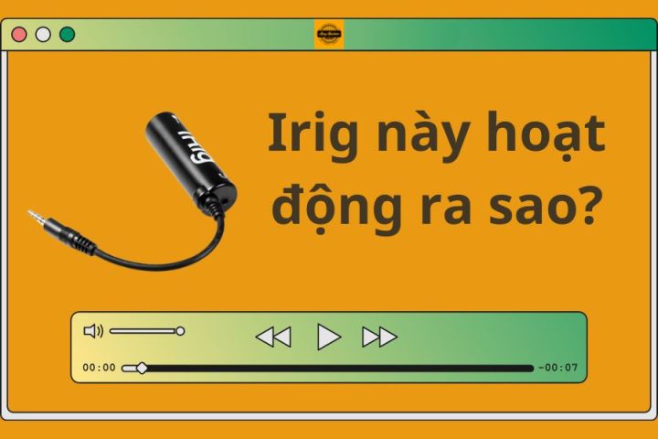 Irig Thiết bị thu âm cho điện thoại IOS và Android - Irig thu am Dùng thu âm đàn guitar livestream và các công dụng lọc âm karaoke - Duy Guitar Store