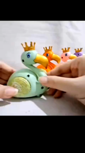 Smile - Mainan Anak Flamingo Tarik Bisa Berjalan Dan Ada Lampu BA 07