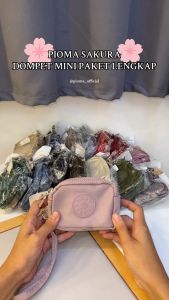 DOMPET KOIN KECIL 3 REALETING / DOMPET WANITA / DOMPET KARTU / DOMPET NILON ANTI AIR 00D0017 PIOMA SAKURA