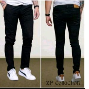 Celana panjang jeans pria slimfit skinny hitam premium