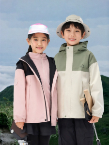 PELLIOT | Kids Outdoor Windproof Waterproof Fleece Lined Hardshell Jacket