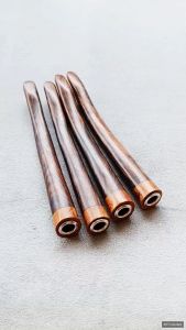 Pipa Once Cangklong Kayu Kalimosodo Bulat Premium Panjang 15cm