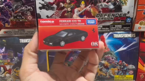 Mô Hình Siêu Xe Ferrari 512 TR Quyền Lực - Tomica Premium No.08 (Màu Đen)