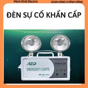 đèn chiếu sáng sự cố thoát hiểm khẩn cấp phòng cháy chữa cháy AED mắt ếch đèn sự cố khẩn cấp chiếu sáng đen báo su co