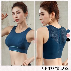 Women Mesh Padded Sport Bra 🍭Ladies Sports Bra Push-Up Seamless Breathable Comfortable Wanita Baju Dalam Seksi