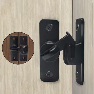 Polocat 90 Degree Sliding Door Latches Sliding Door Locks Anti-theft Buckle Latches Home Cupboard Door Catches DIY Hardware Accessories