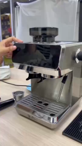 เครื่องชงกาแฟพร้อมที่บดกาแฟ Espresso machine with grinding system ZB-1625