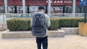 กระเป๋าเดินทางรุจูเอียง 60 ลิตร ใหญ่จุใจ สวมใส่เดินทางเเลย์ปีนเขา กระเป๋าท่องเที่ยว ของแท้